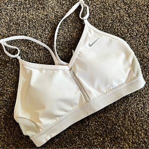 White Nike Sports Bra - M